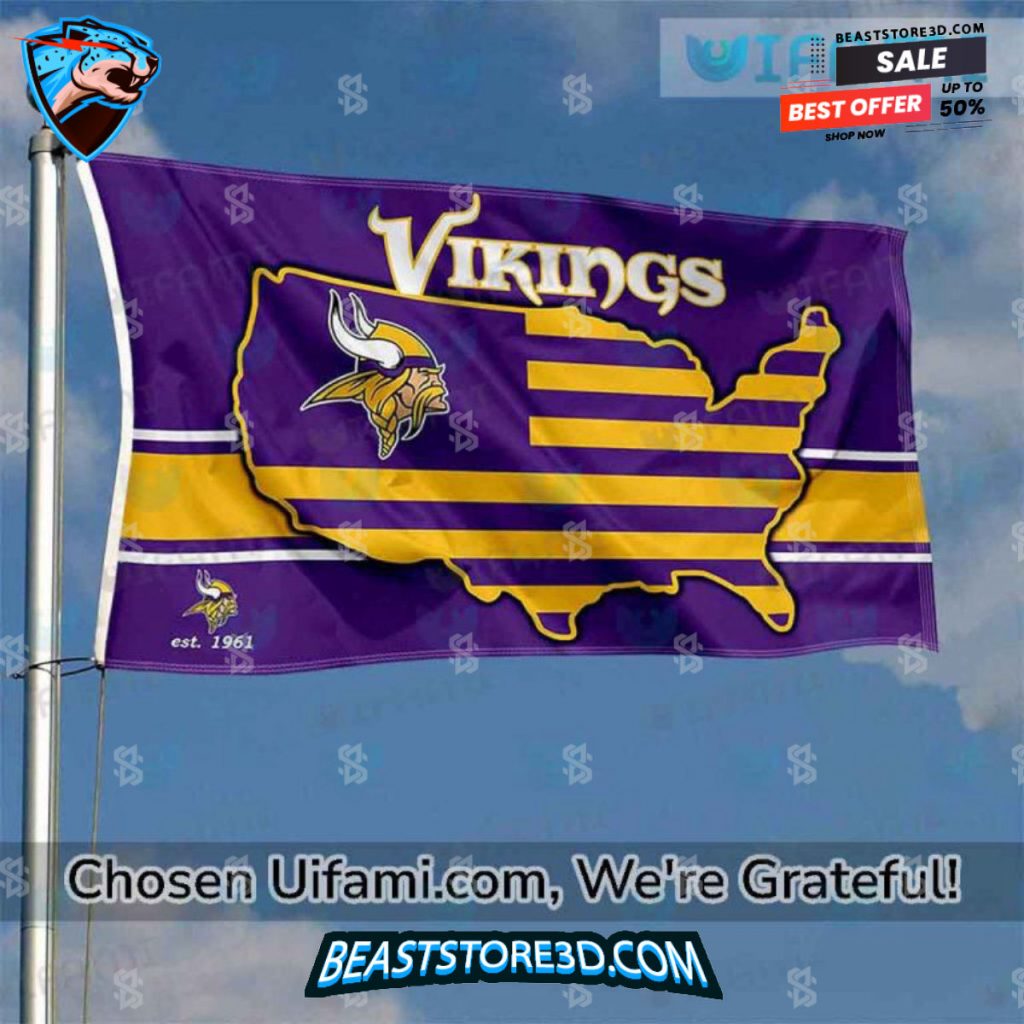 [HOT SALE] Mn Vikings Football Outdoor Flag